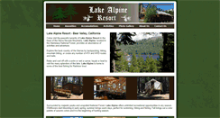 Desktop Screenshot of lakealpineresort.com